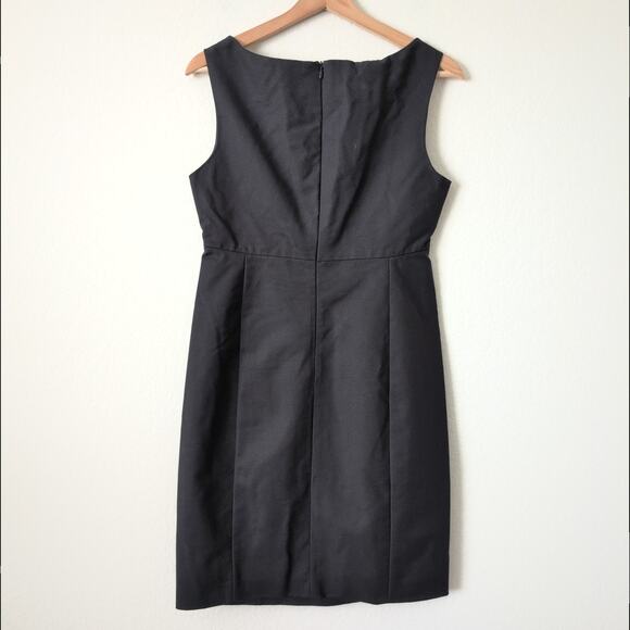 Schrotter Sacks Womens Cotton Silk Pleated Sheath Dress Black Size 2 - Designer - Picture 4 of 10